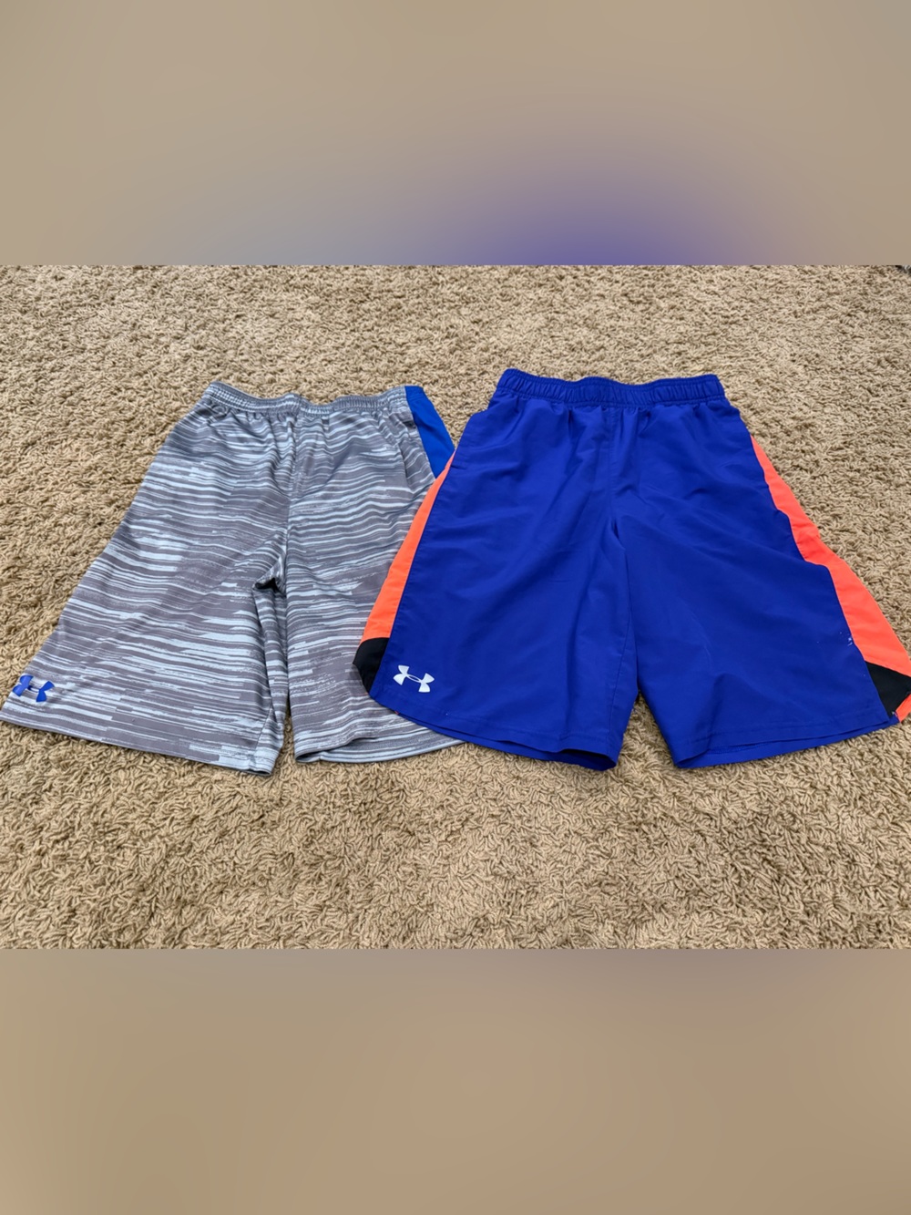 Set of Under Armour athletic shorts